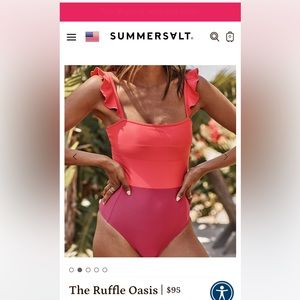Summersalt Swimsuit size 8 worn once!